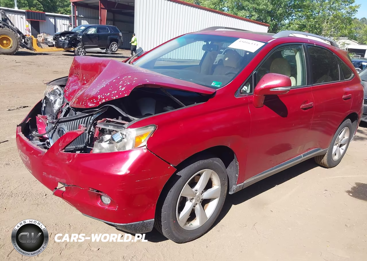 2010 Lexus Rx 350 VIN:2T2ZK1BA9AC007612 - 2
