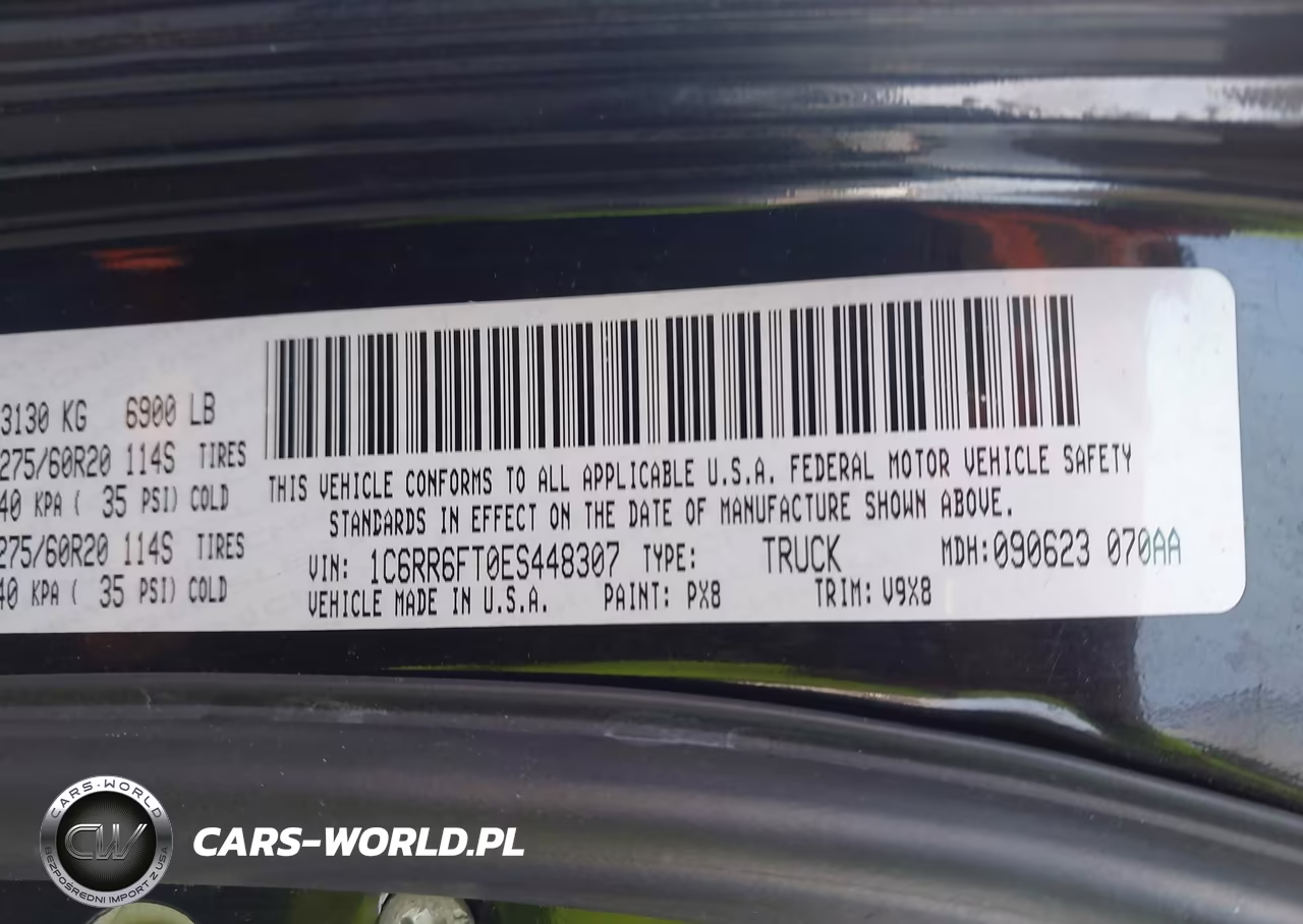 2014 Ram 1500 Express VIN:1C6RR6FT0ES448307 - 9