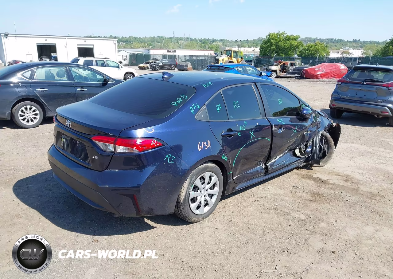 2022 Toyota Corolla Le VIN:5YFEPMAE9NP287158 - 4