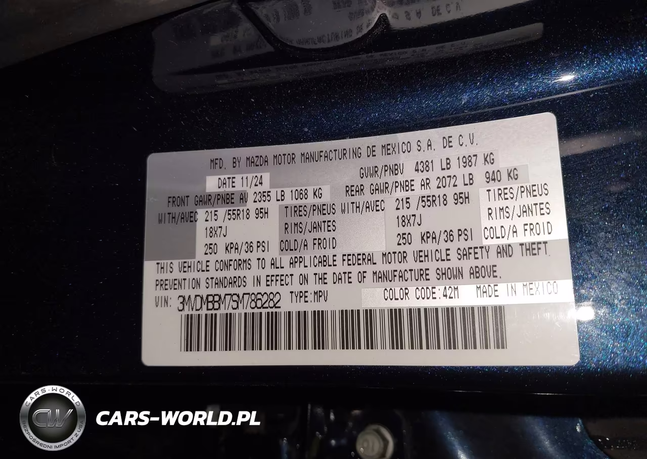 2025 Mazda Cx-30 2.5 S Select Sport VIN:3MVDMBBM7SM786282 - 9