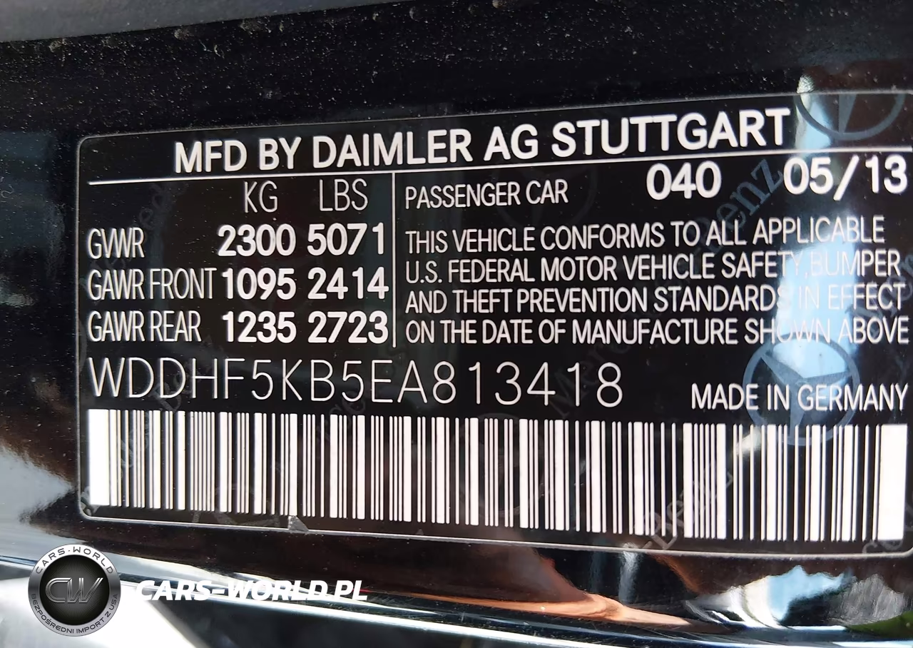 2014 Mercedes-Benz E 350 VIN:WDDHF5KB5EA813418 - 9