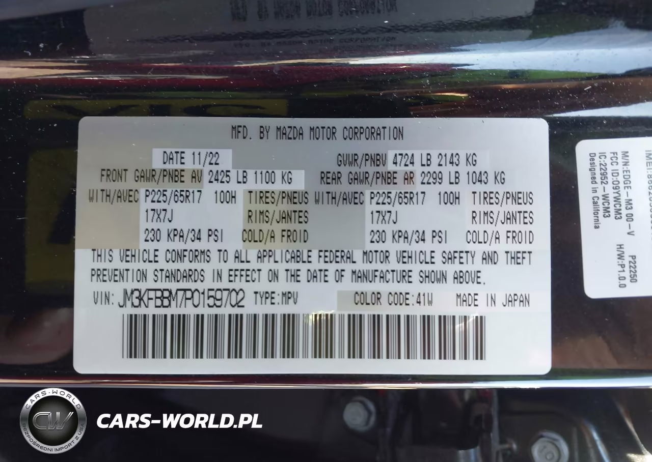 2023 Mazda Cx-5 2.5 S Select VIN:JM3KFBBM7P0159702 - 9