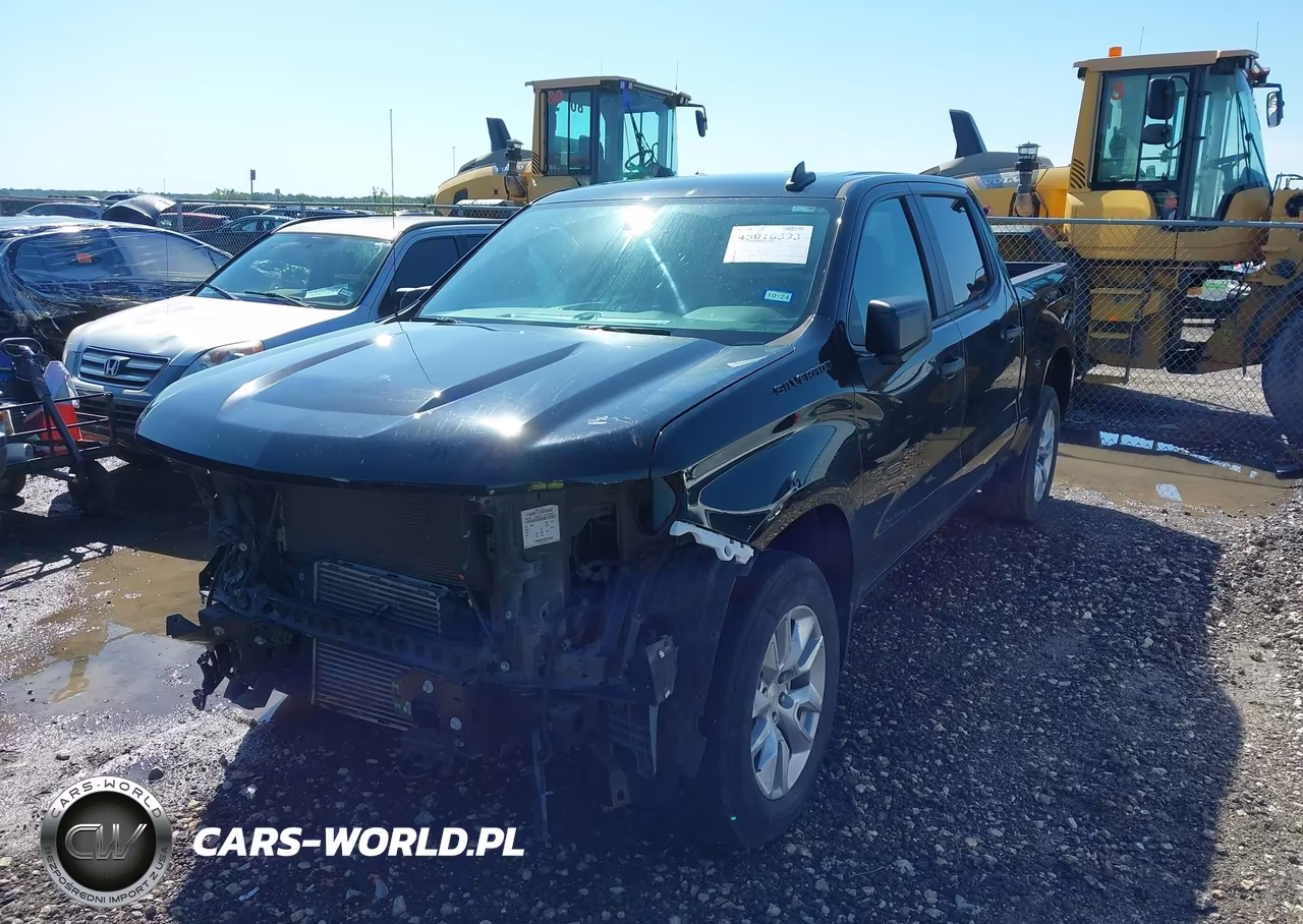 2021 Chevrolet Silverado 1500 2Wd Short Bed Custom VIN:3GCPWBEK0MG482747 - 2