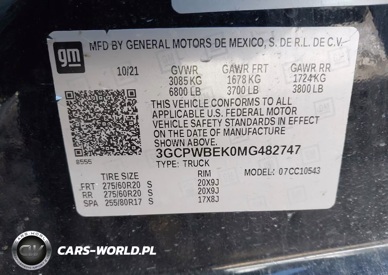 2021 Chevrolet Silverado 1500 2Wd Short Bed Custom VIN:3GCPWBEK0MG482747 - 9