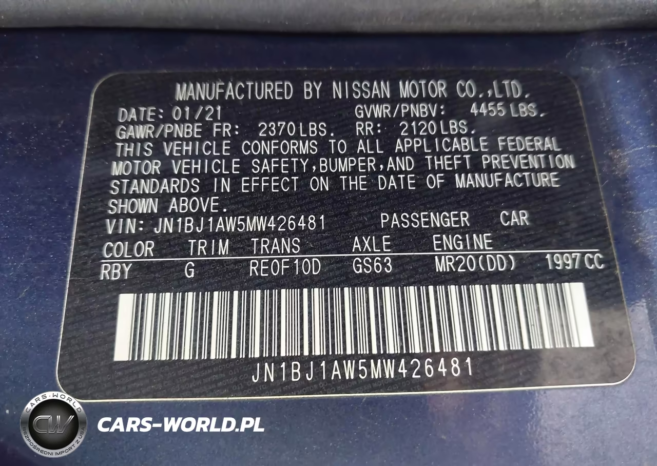 2021 Nissan Rogue Sport S Awd Xtronic Cvt VIN:JN1BJ1AW5MW426481 - 9