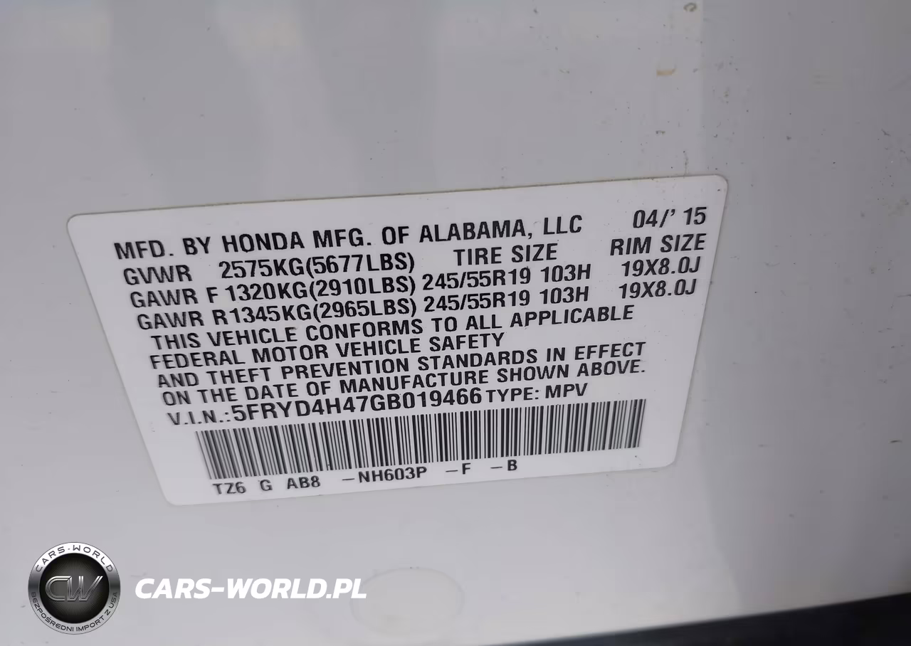 2016 Acura Mdx VIN:5FRYD4H47GB019466 - 9