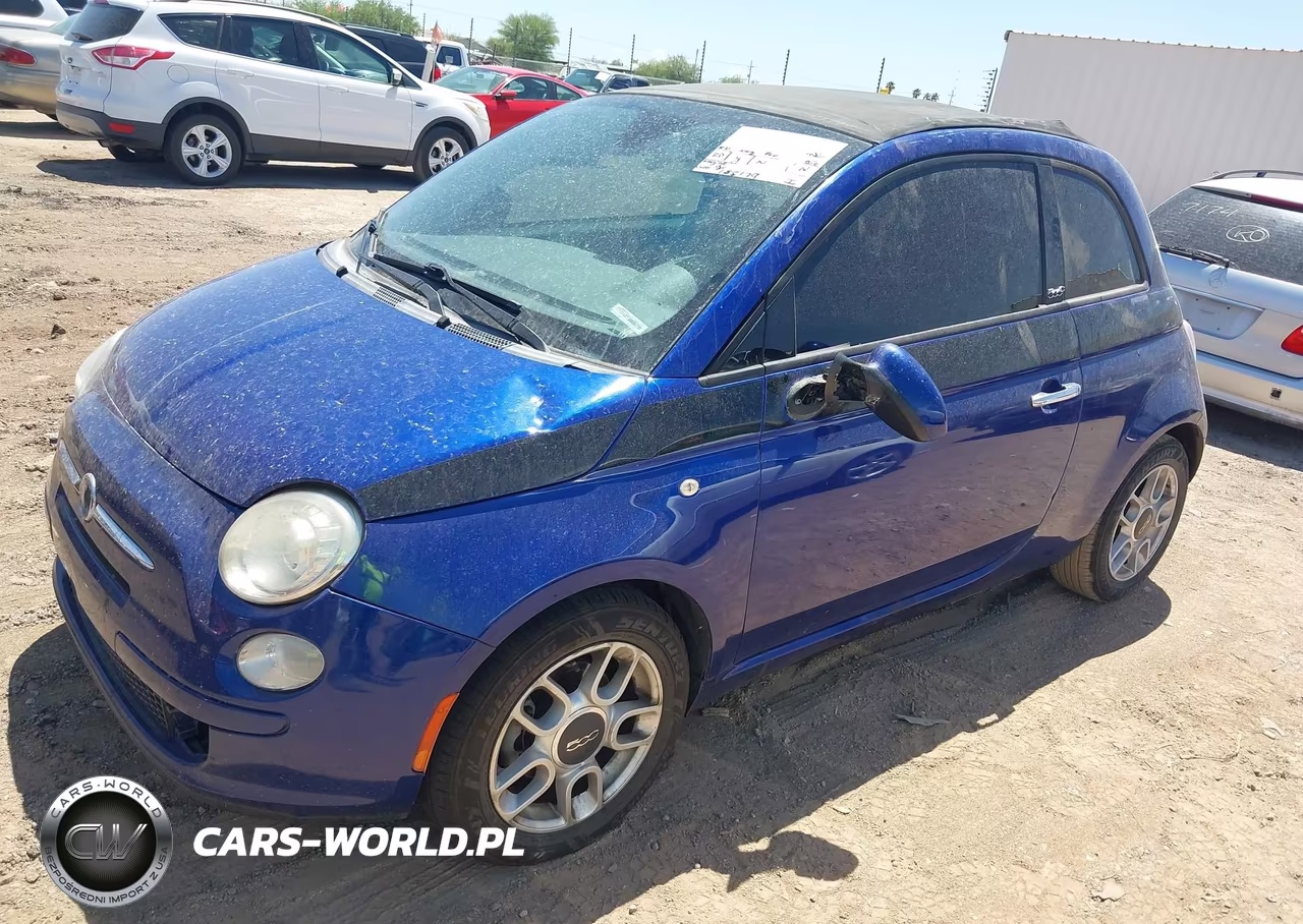 2012 Fiat 500C Pop VIN:3C3CFFDR8CT121250 - 2