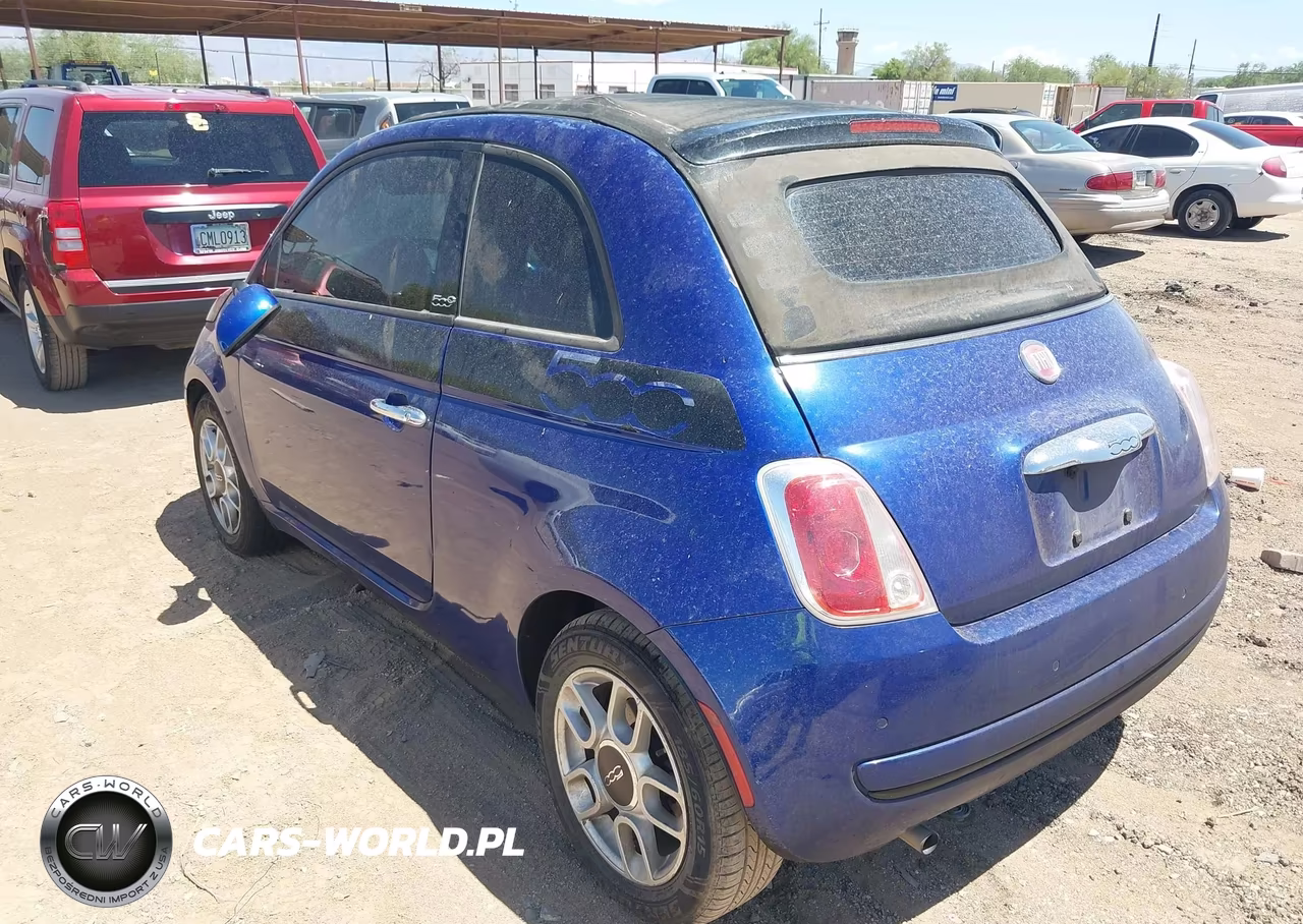 2012 Fiat 500C Pop VIN:3C3CFFDR8CT121250 - 3