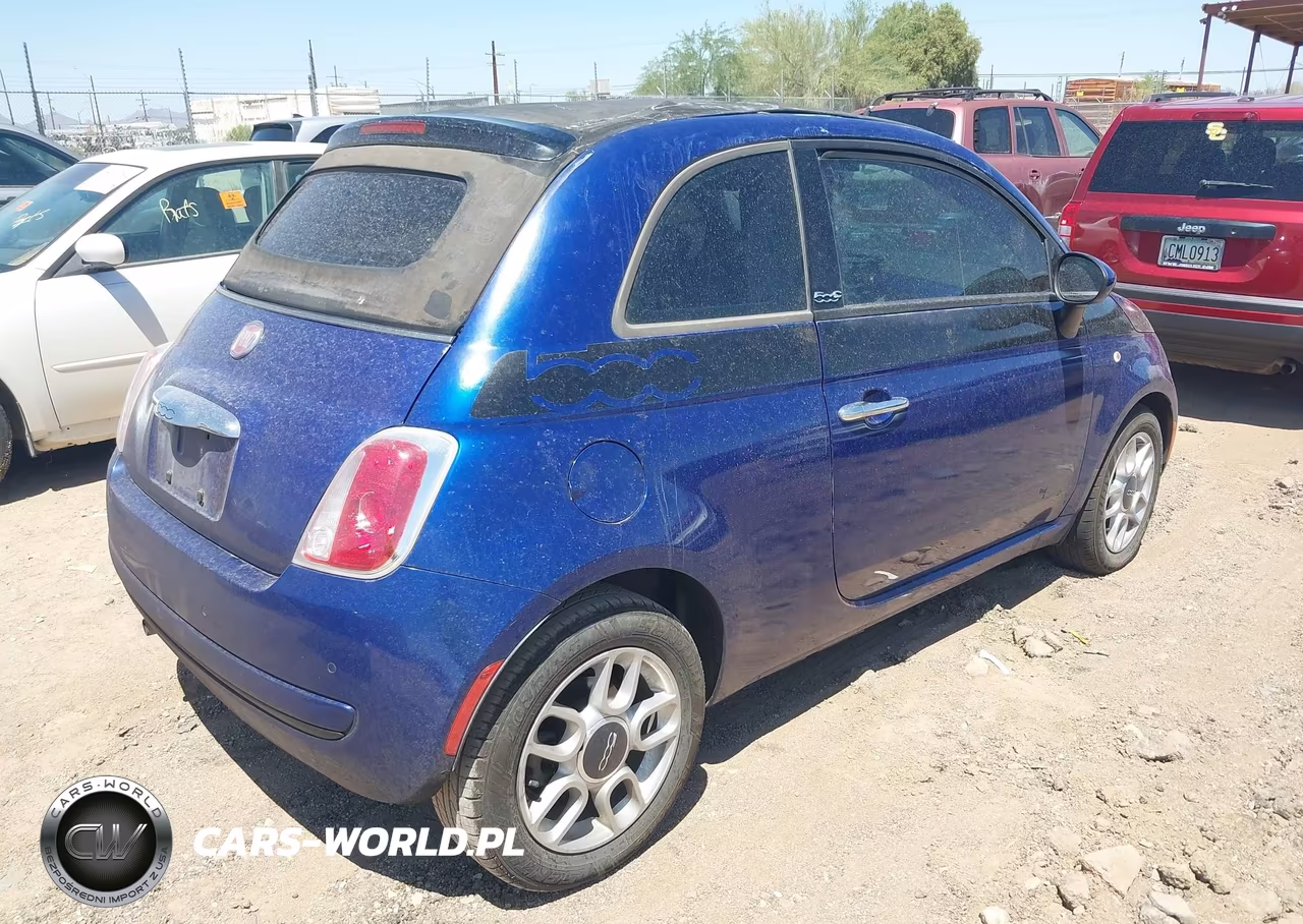 2012 Fiat 500C Pop VIN:3C3CFFDR8CT121250 - 4
