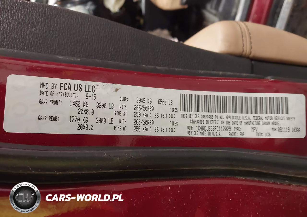 2015 Dodge Durango Citadel VIN:1C4RDJEG3FC112029 - 9