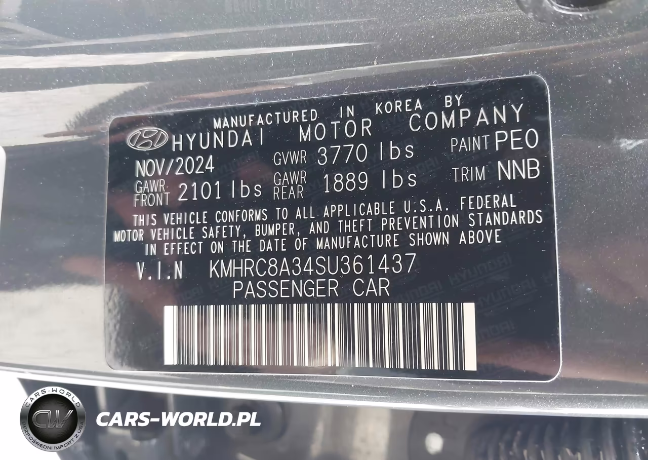 2025 Hyundai Venue Limited VIN:KMHRC8A34SU361437 - 9