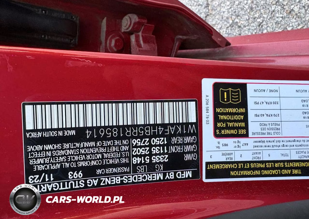 MERCEDES-BENZ C 300 VIN:W1KAF4HB5RR185614 - 10