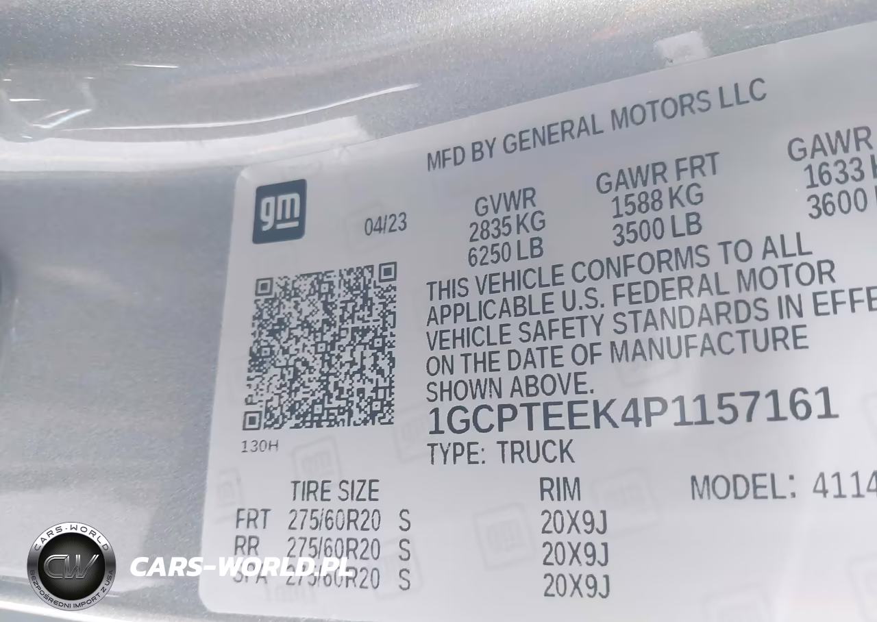 2023 Chevrolet Colorado VIN:1GCPTEEK4P1157161 - 9
