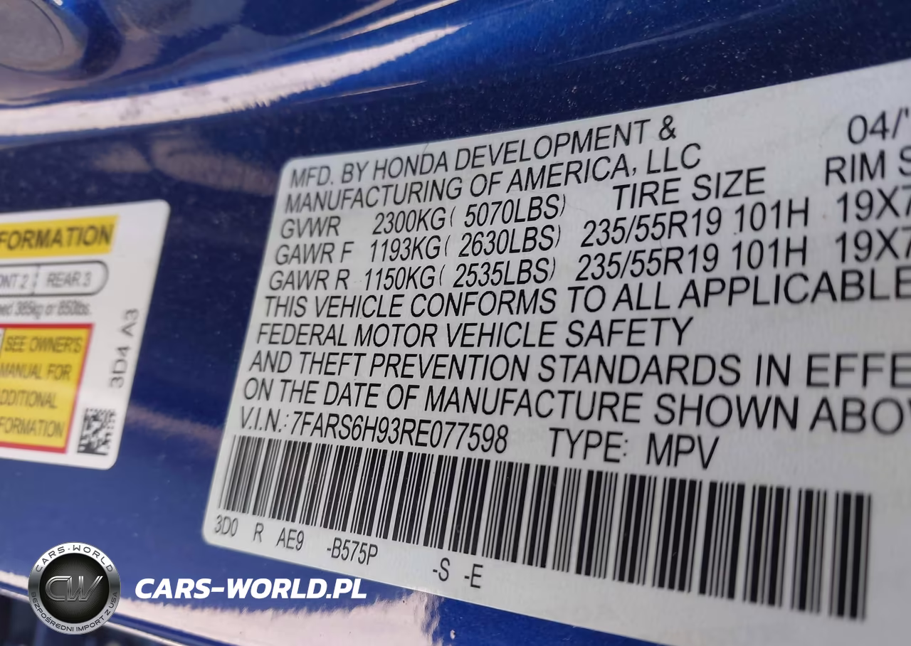 2024 Honda Cr-V Hybrid Sport Touring VIN:7FARS6H93RE077598 - 9