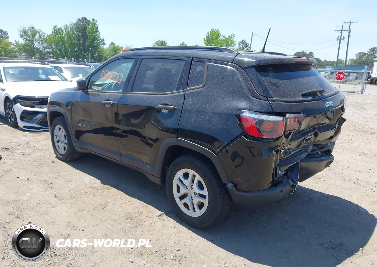 2018 Jeep Compass Sport Fwd VIN:3C4NJCAB6JT211132 - 3