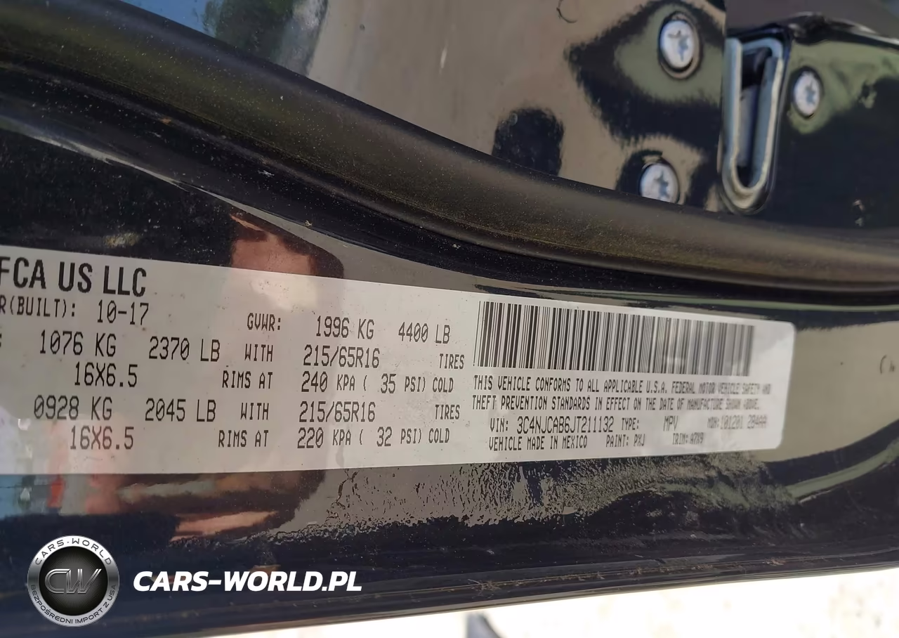 2018 Jeep Compass Sport Fwd VIN:3C4NJCAB6JT211132 - 9