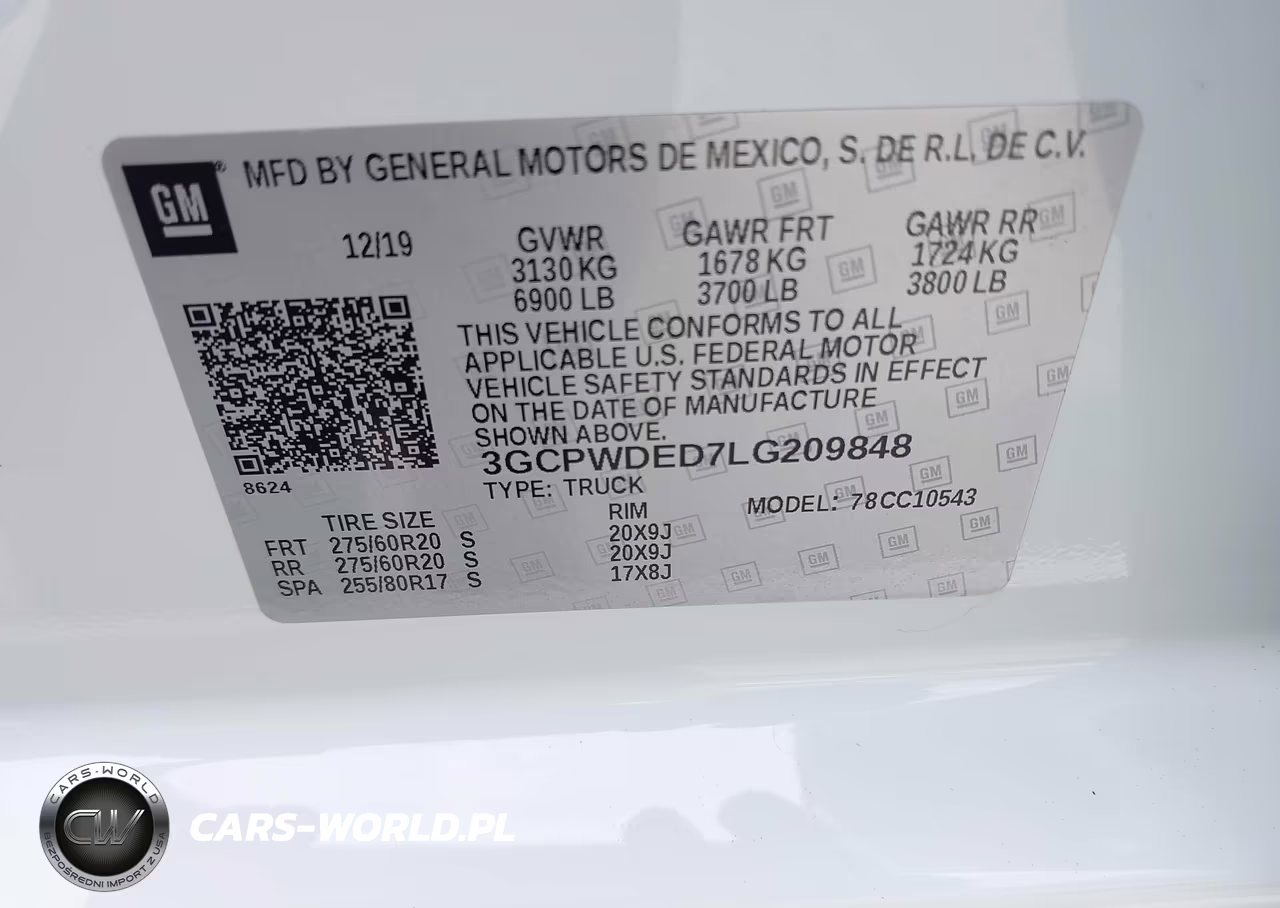2020 Chevrolet Silverado 1500 2Wd Short Bed Rst VIN:3GCPWDED7LG209848 - 9