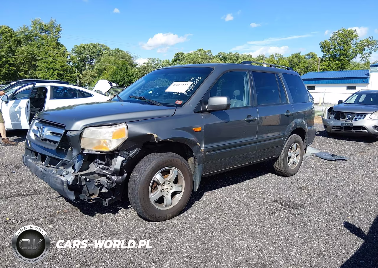 2007 Honda Pilot Ex-L VIN:5FNYF28677B030825 - 2