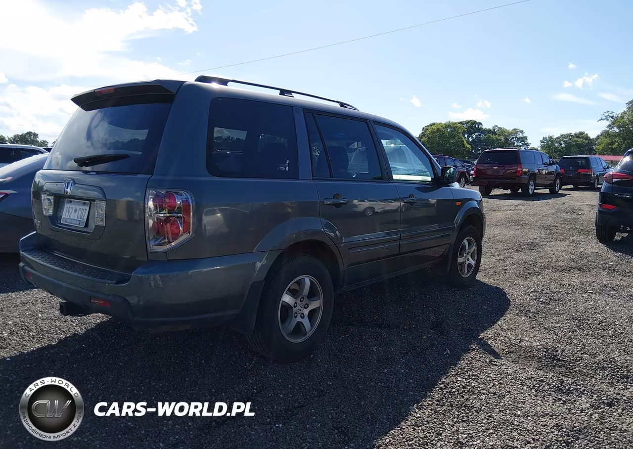 2007 Honda Pilot Ex-L VIN:5FNYF28677B030825 - 4