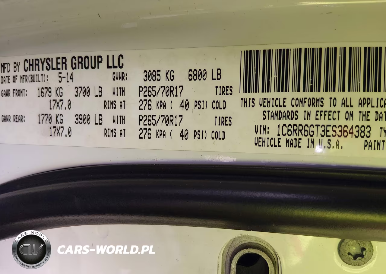 2014 Ram 1500 Slt VIN:1C6RR6GT3ES364383 - 9