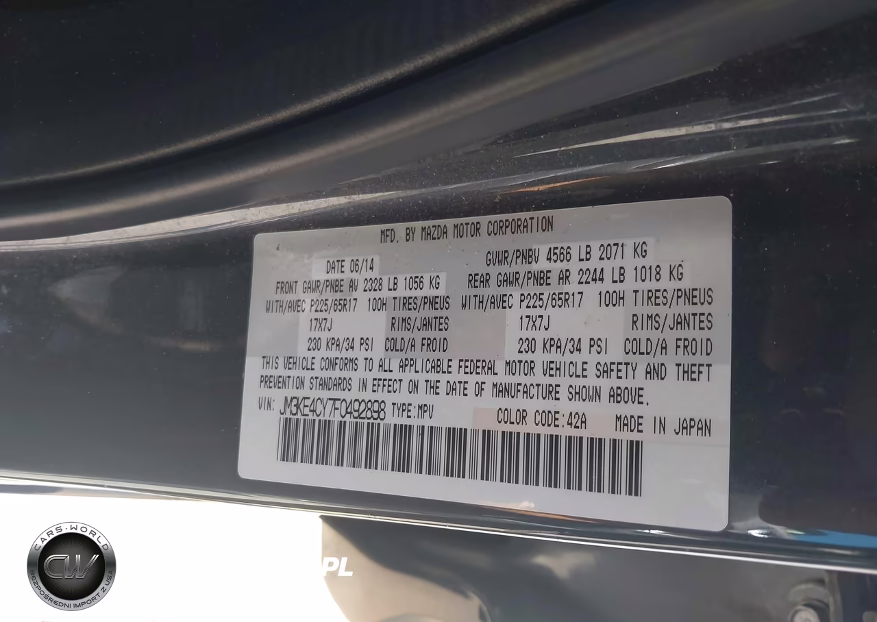 2015 Mazda Cx-5 Touring VIN:JM3KE4CY7F0492898 - 9