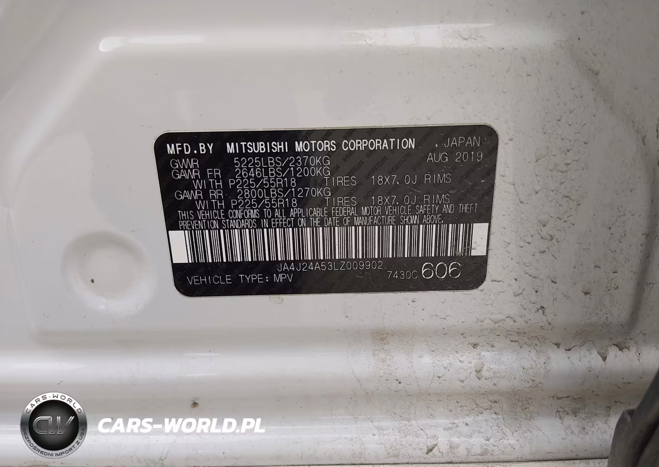2020 Mitsubishi Outlander Phev Gt S-Awc-Sel S-Awc VIN:JA4J24A53LZ009902 - 9