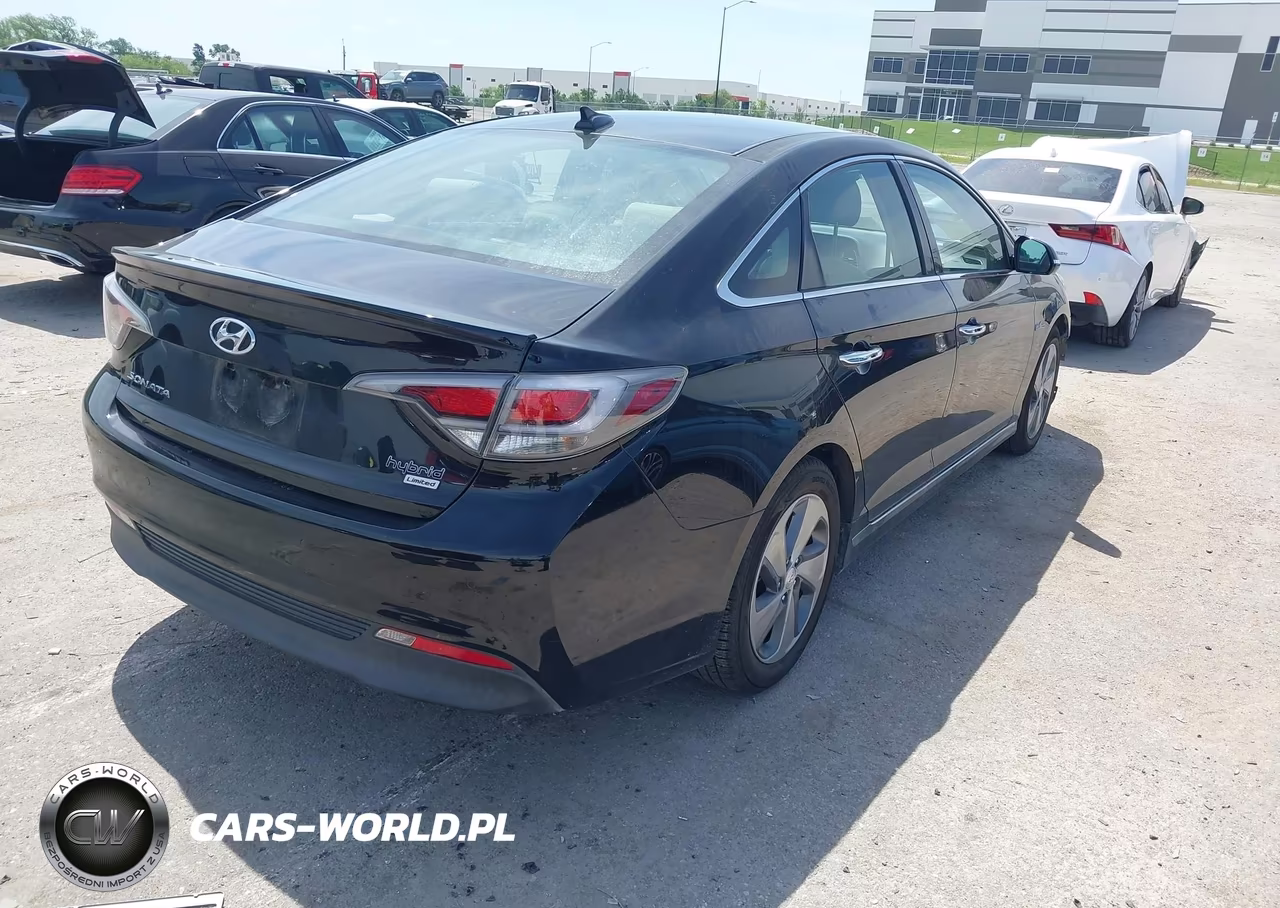 2017 Hyundai Sonata Hybrid Limited VIN:KMHE34L33HA067624 - 4