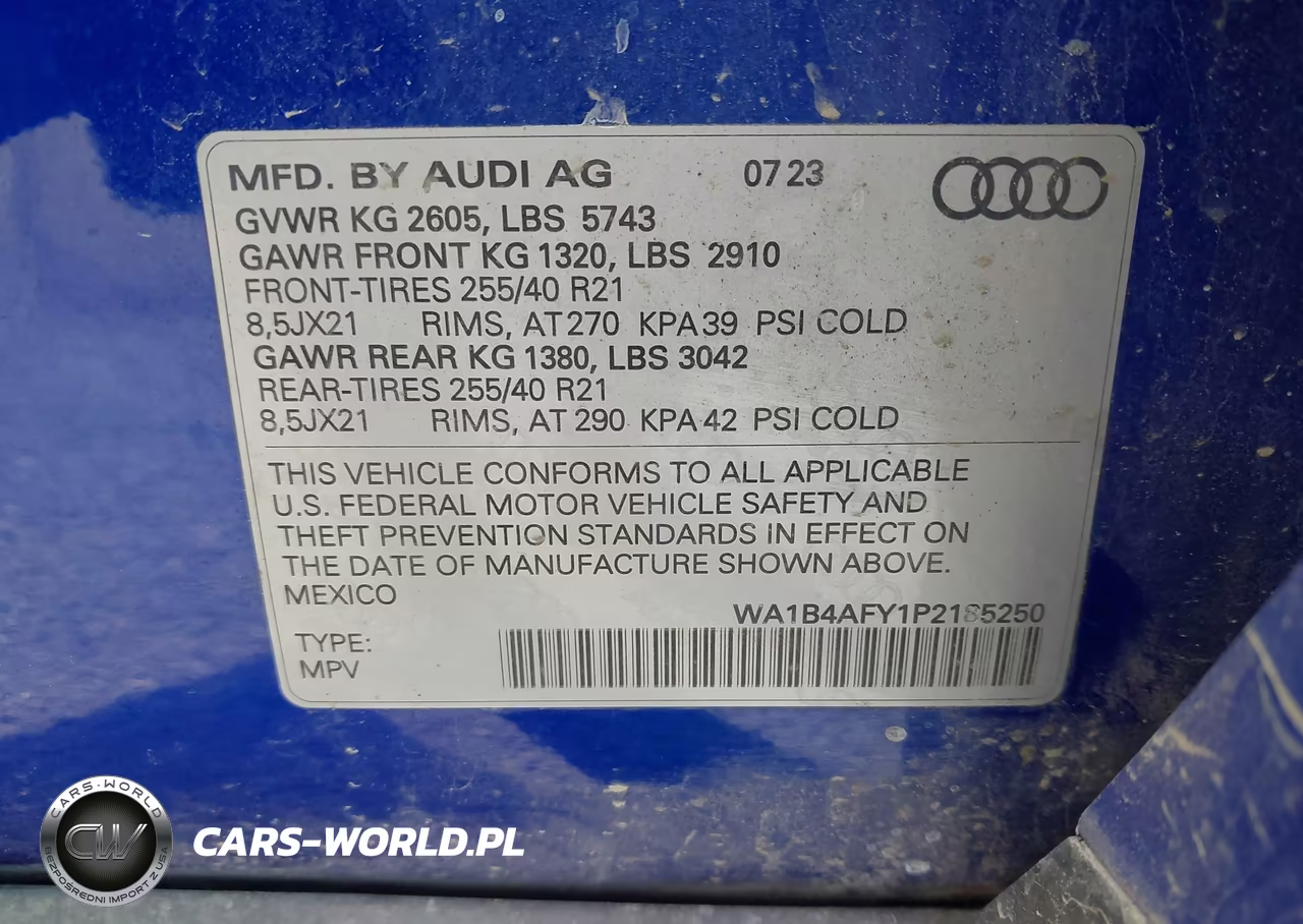 2023 Audi Sq5 Premium Plus Tfsi Quattro Tiptronic VIN:WA1B4AFY1P2185250 - 14