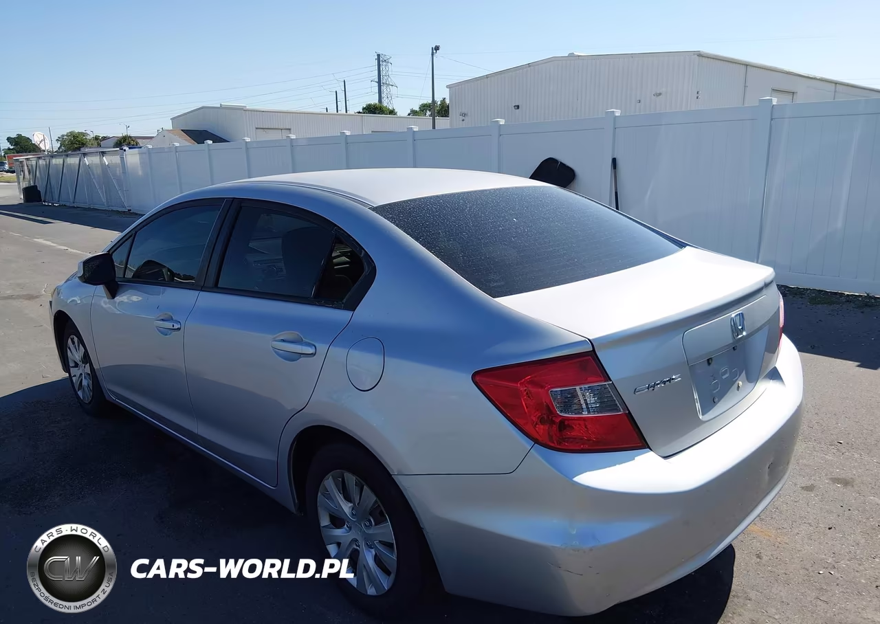 2012 Honda Civic Lx VIN:19XFB2F58CE087371 - 3