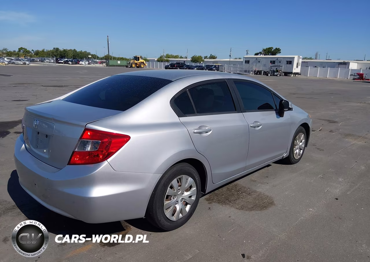 2012 Honda Civic Lx VIN:19XFB2F58CE087371 - 4