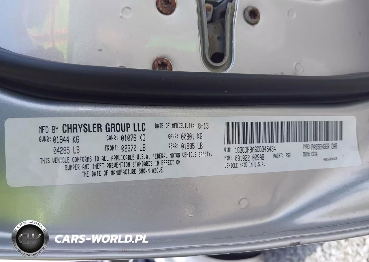 2013 Dodge Dart Sxt VIN:1C3CDFBA6DD345434 - 9