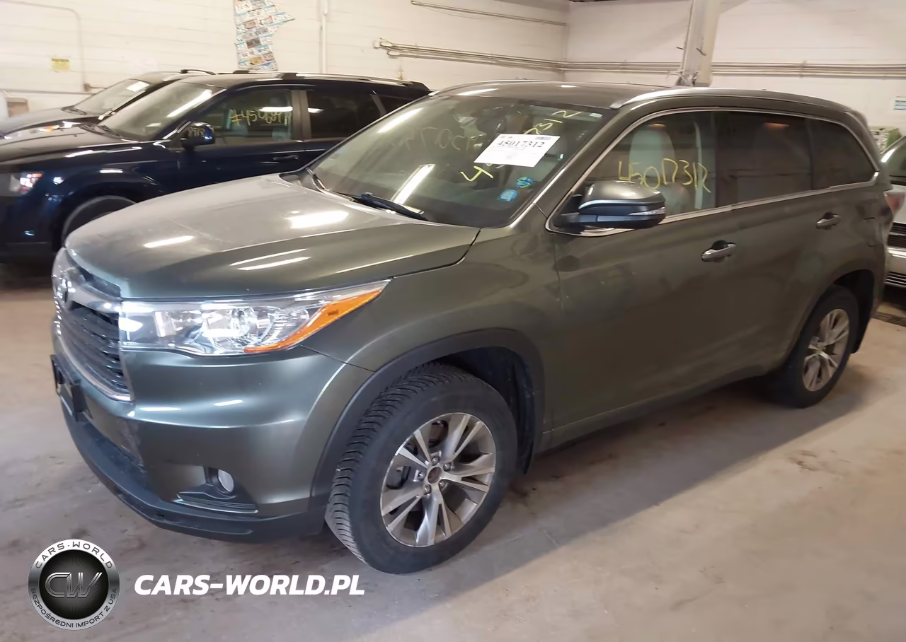 2015 Toyota Highlander Xle V6 VIN:5TDJKRFH2FS171242 - 2