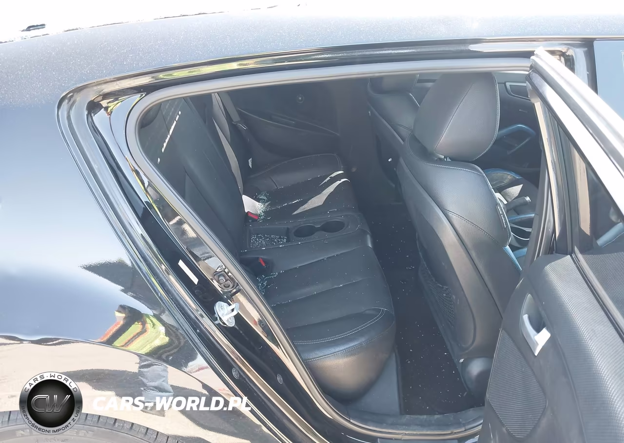 2014 Hyundai Veloster Turbo W-Blue VIN:KMHTC6AE7EU202573 - 8