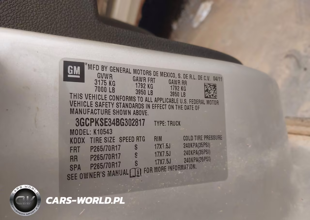 2011 Chevrolet Silverado 1500 Lt VIN:3GCPKSE34BG302817 - 9
