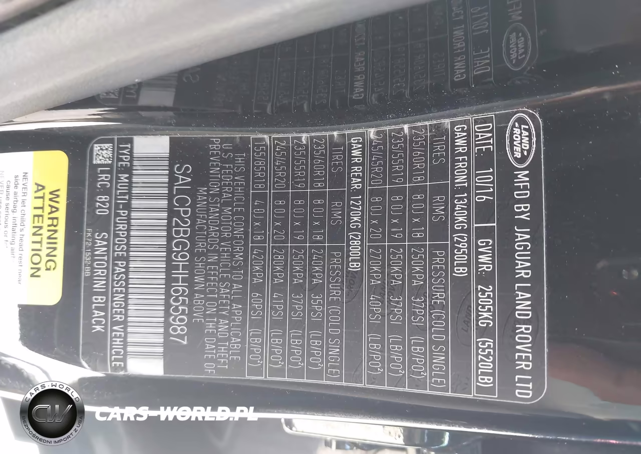 2017 Land Rover Discovery Sport Se VIN:SALCP2BG9HH655987 - 9