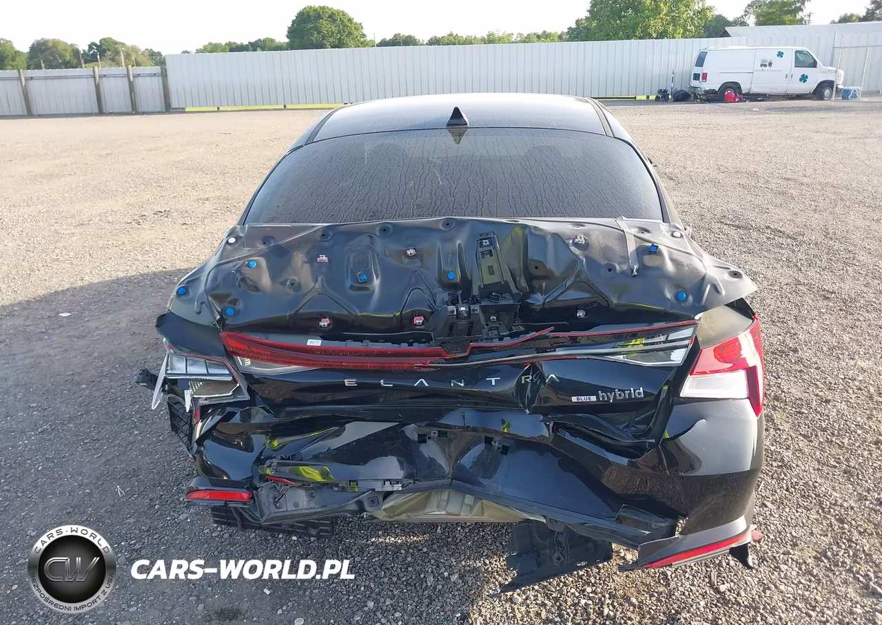 2023 Hyundai Elantra Hybrid Blue VIN:KMHLM4AJ4PU043562 - 17