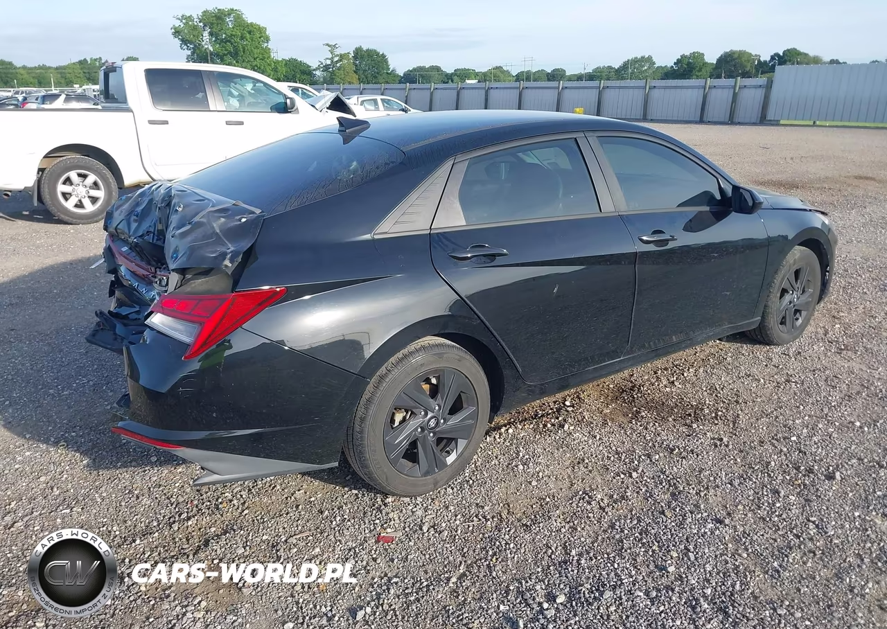 2023 Hyundai Elantra Hybrid Blue VIN:KMHLM4AJ4PU043562 - 4