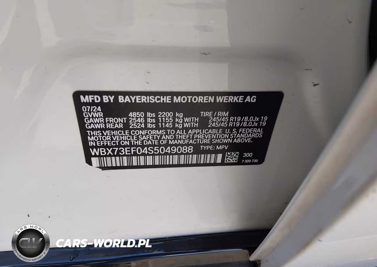2025 BMW X1 xDrive28I VIN:WBX73EF04S5049088 - 9