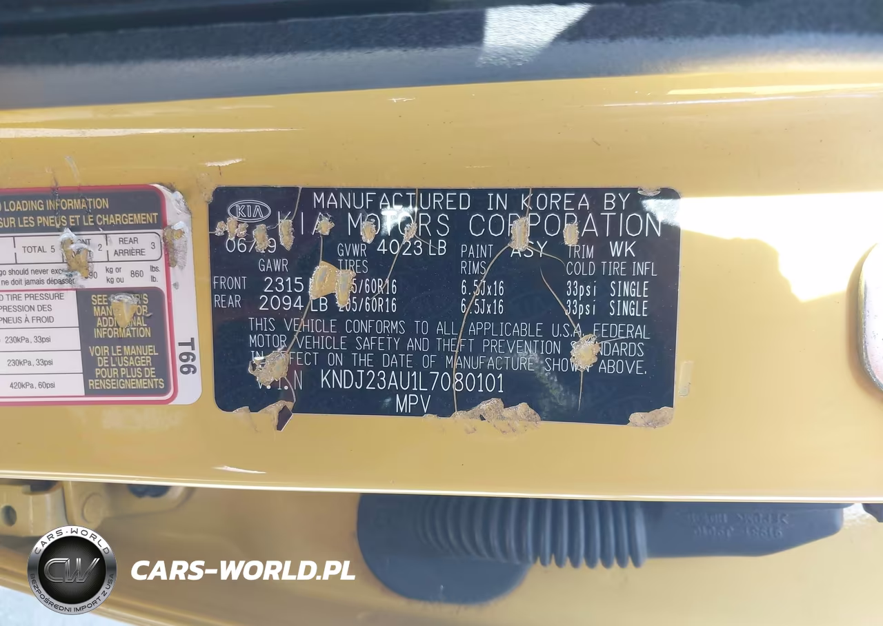 2020 Kia Soul Lx VIN:KNDJ23AU1L7080101 - 9