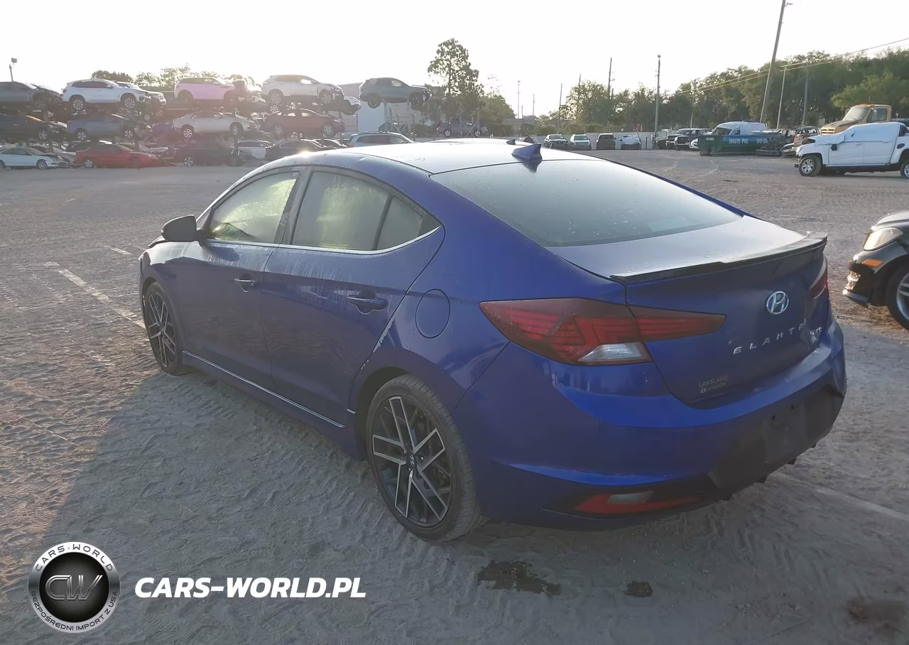 2020 Hyundai Elantra Sport VIN:KMHD04LB9LU041855 - 3