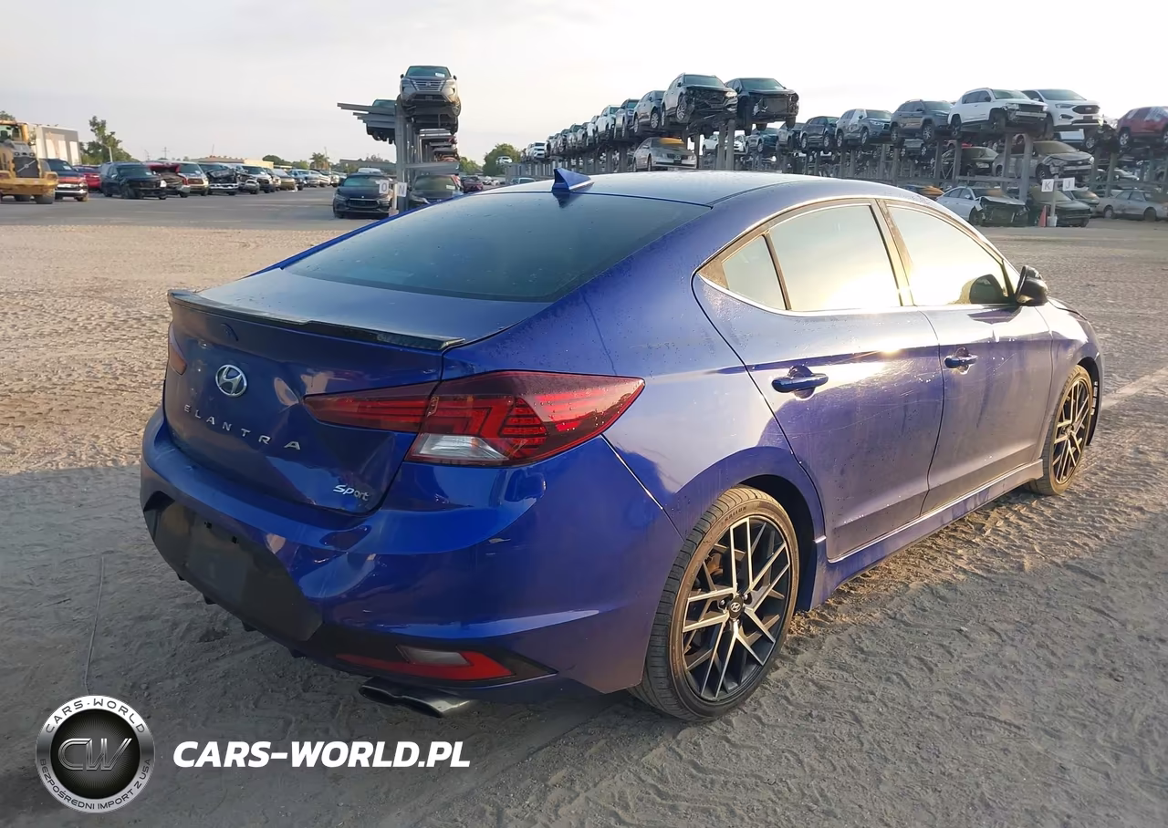 2020 Hyundai Elantra Sport VIN:KMHD04LB9LU041855 - 4