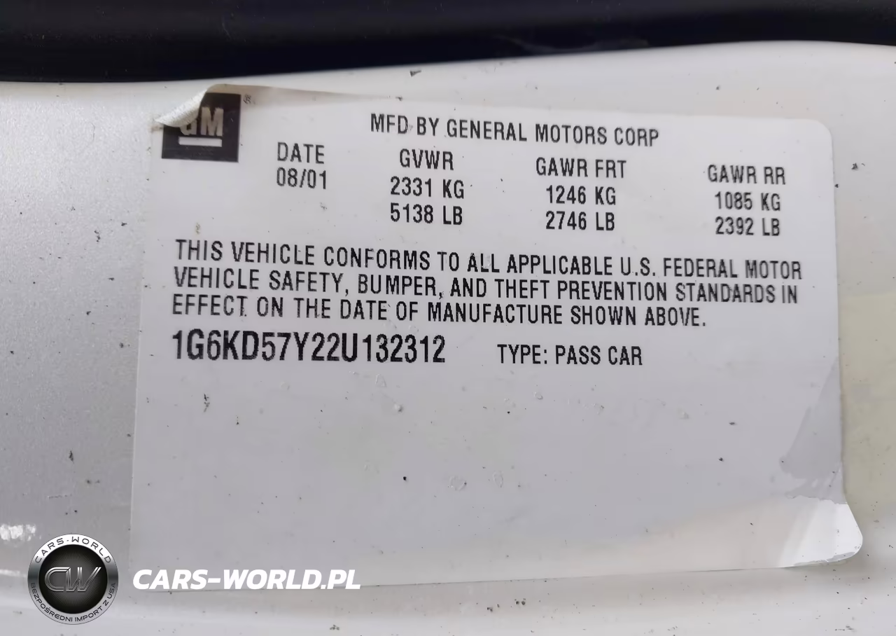 2002 Cadillac Deville Standard VIN:1G6KD57Y22U132312 - 9