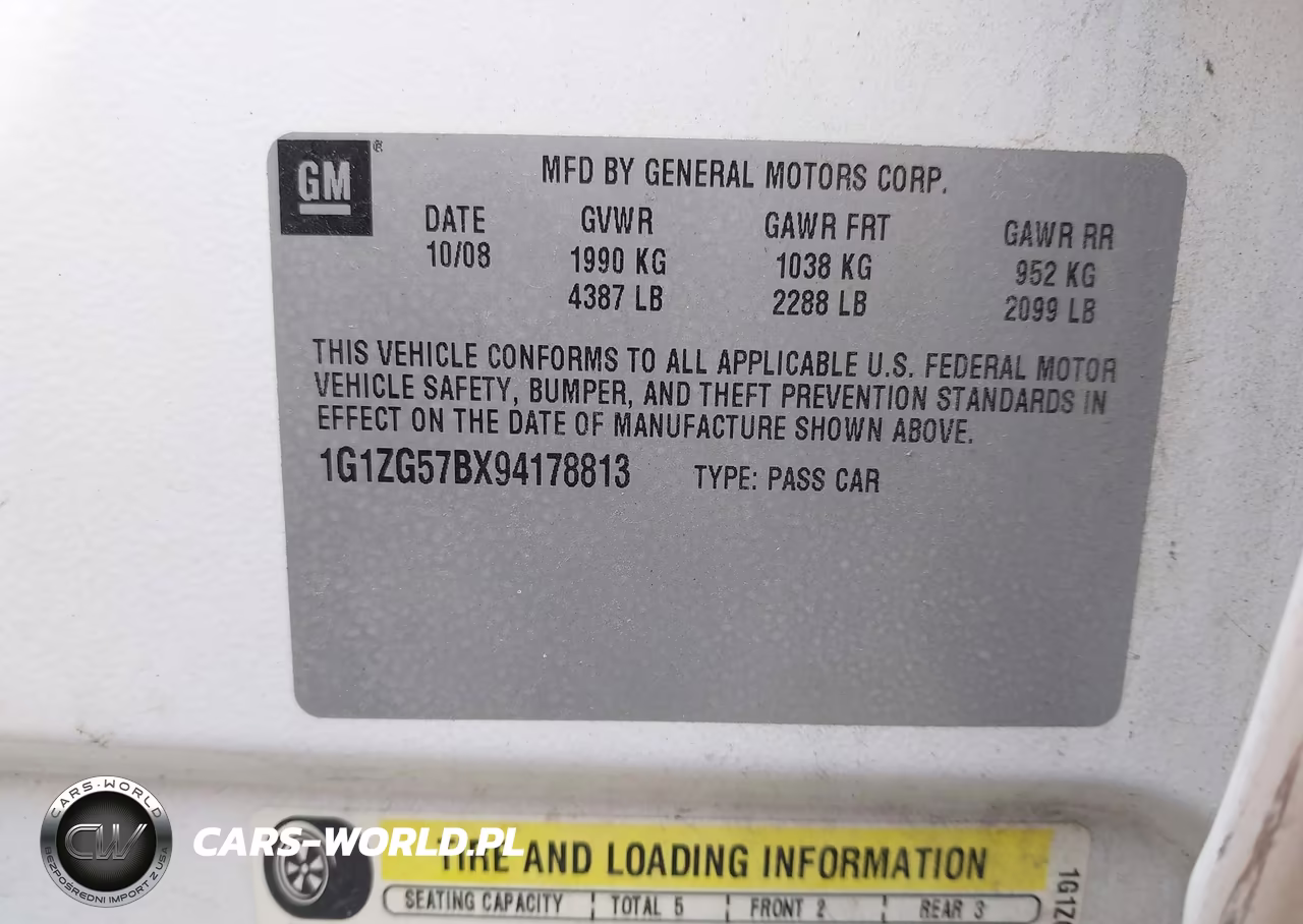 2009 Chevrolet Malibu Ls VIN:1G1ZG57BX94178813 - 9