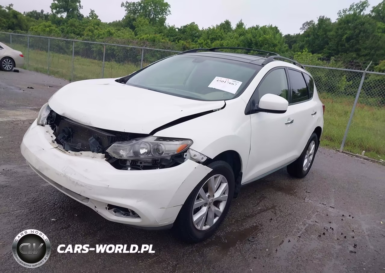 2013 Nissan Murano Sl VIN:JN8AZ1MU4DW200576 - 2