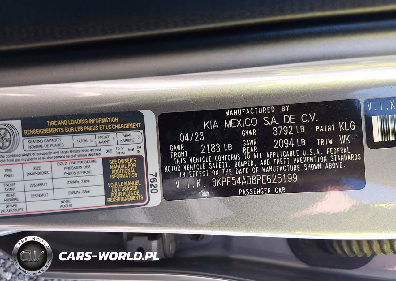 2023 Kia Forte Gt-Line VIN:3KPF54AD8PE625199 - 9