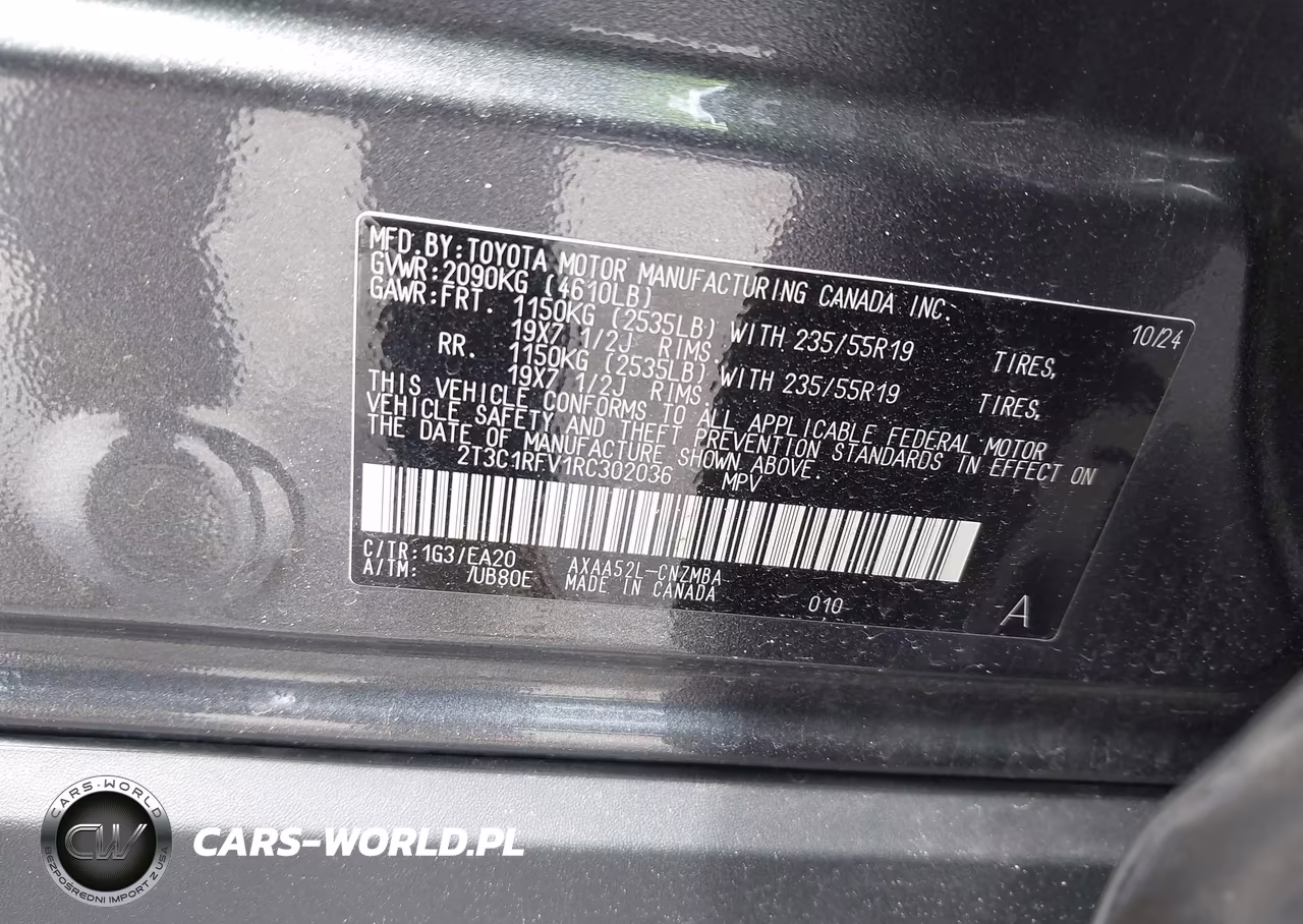 2024 Toyota Rav4 Xle Premium VIN:2T3C1RFV1RC302036 - 9