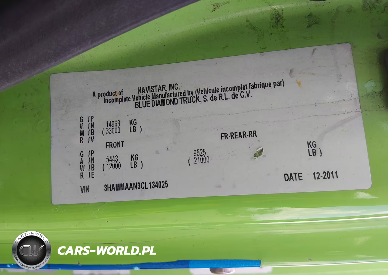 2012 International 4000 4300 VIN:3HAMMAAN3CL134025 - 8