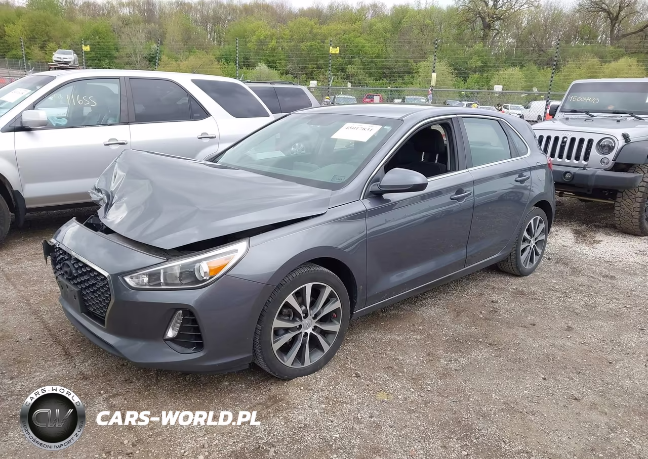 2018 Hyundai Elantra Gt VIN:KMHH35LE6JU067089 - 2