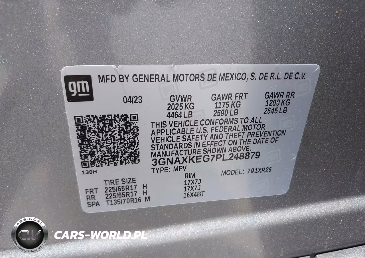 2023 Chevrolet Equinox Fwd Lt VIN:3GNAXKEG7PL248879 - 9
