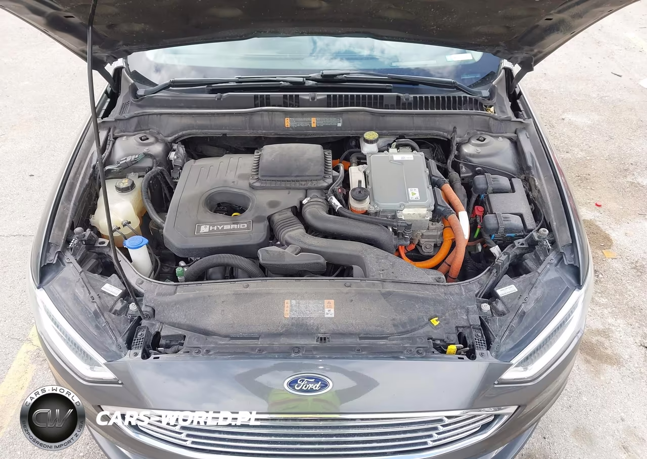 2018 Ford Fusion Hybrid Titanium VIN:3FA6P0RUXJR167033 - 10